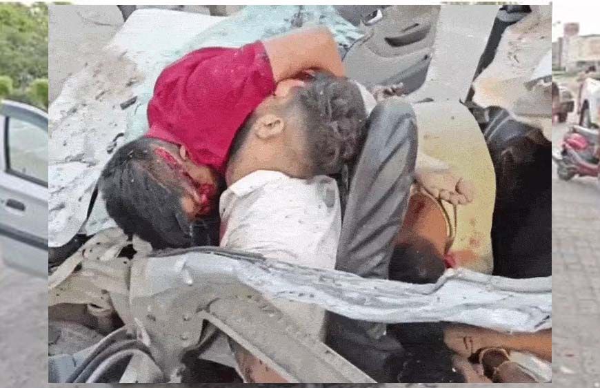 गुरदासपुर हाईवे पर भीषण हादसा, अज्ञात वाहन से टकराई ऑल्टो; पठानकोट के 4 युवकों की मौत