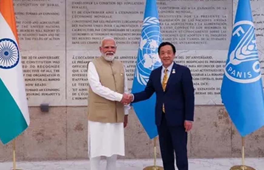प्रधानमंत्री मोदी को एफएओ एग्रीकोला मैडल से सम्मानित होने पर मुख्यमंत्री डॉ. यादव ने दी बधाई