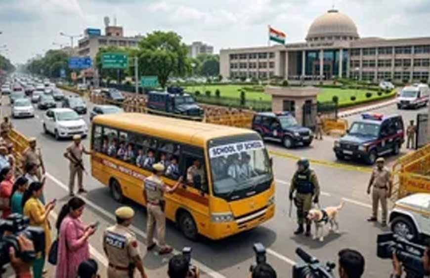 चंडीगढ़ में बम धमकी से हड़कंप, स्कूलों और हरियाणा CMO को उड़ाने की चेतावनी