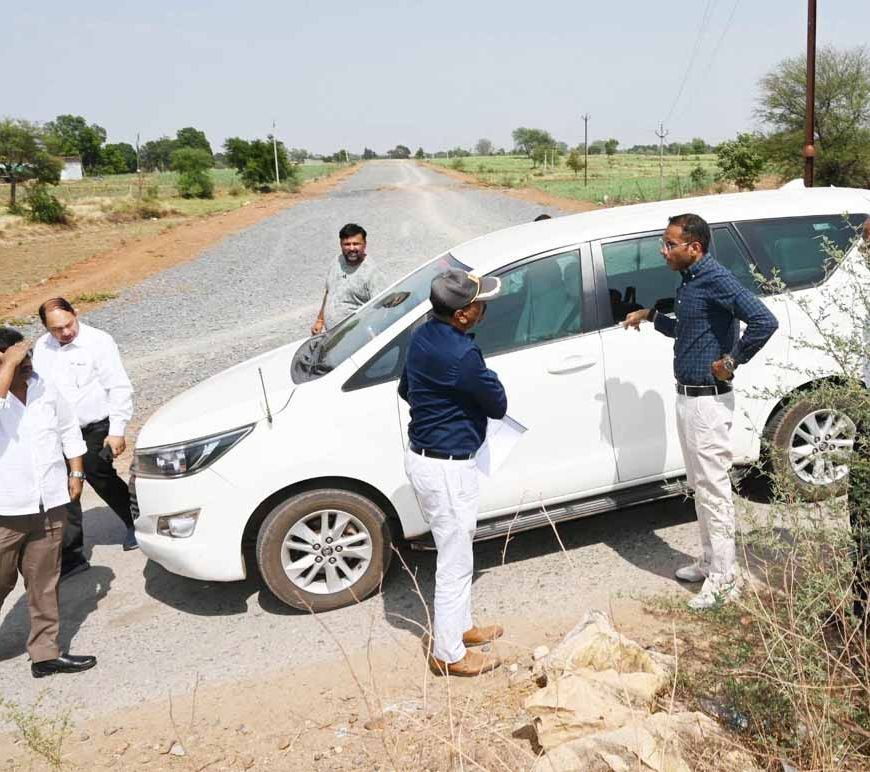 लोक निर्माण विभाग के सचिव ने निर्माणाधीन राष्ट्रीय राजमार्ग-130ए का किया निरीक्षण