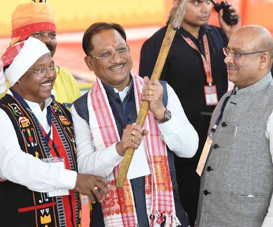 लाल किला मैदान से गूंजा जनजातीय गौरव का स्वर