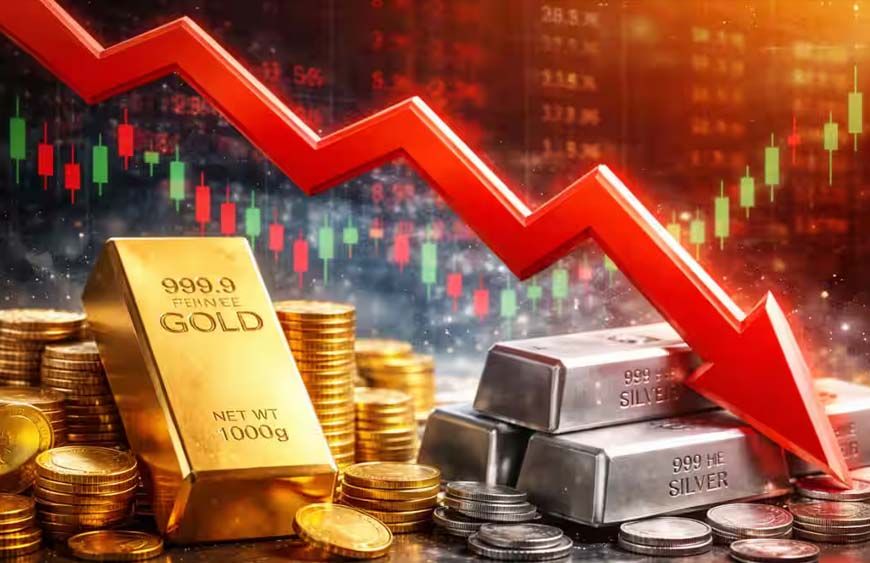 Gold-Silver Price Crash: 13 दिनों में चांदी ₹27,000 टूटी, आज फिर गिरावट; जानें सोने का ताजा भाव