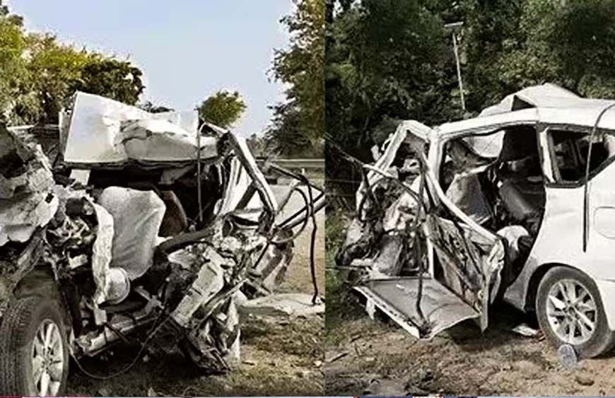 कैंची धाम जा रहे 7 दोस्तों की कार हादसे का शिकार, एक झटके में 4 युवकों की मौत