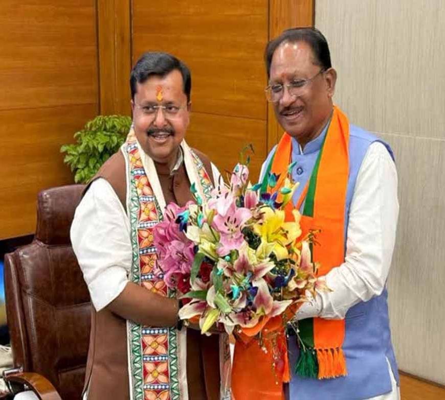 BJP अध्यक्ष नितिन नवीन से मिले CM साय, छत्तीसगढ़ विकास को लेकर हुई अहम चर्चा