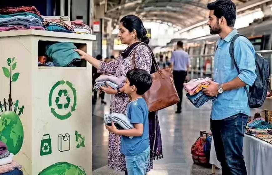दिल्ली मेट्रो की नई पहल: पुराने कपड़ों से बनेंगे नए प्रोडक्ट, 10 स्टेशनों पर लगेंगे कलेक्शन बॉक्स