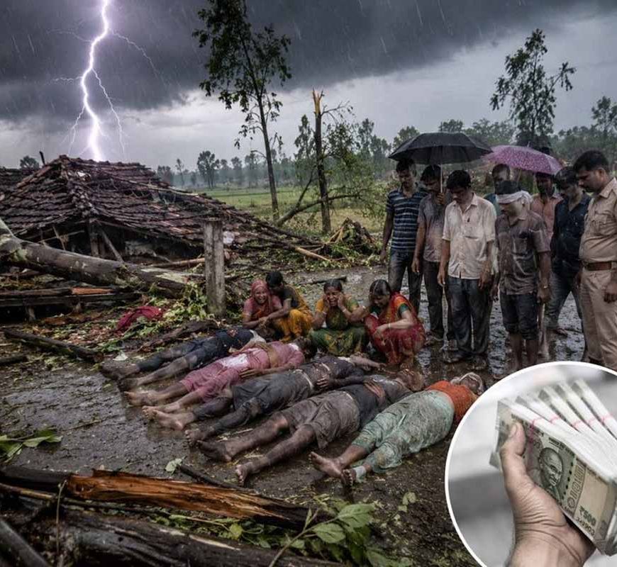 बिहार में आंधी-बारिश का कहर: 8 लोगों की मौत, फसलों और बिजली व्यवस्था को भारी नुकसान