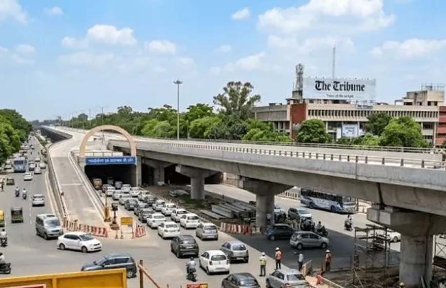 चंडीगढ़ में ट्रैफिक जाम से राहत की तैयारी, ट्रिब्यून चौक से जीरकपुर बॉर्डर तक बनेगा 4.5 KM फ्लाईओवर