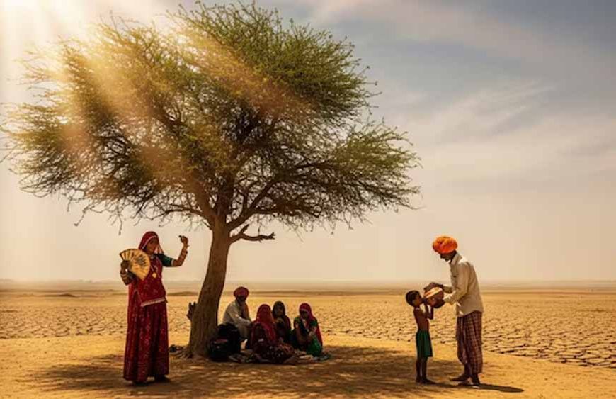 राजस्थान में भीषण गर्मी, श्रीगंगानगर 48.2°C के साथ सबसे गर्म