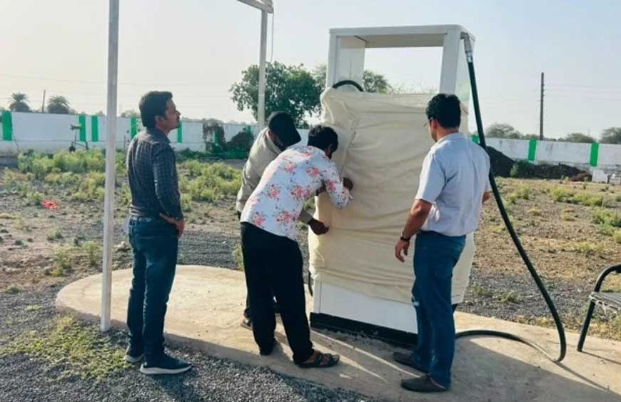 इंदौर में नकली बायो डीजल बेचने वाले डीजल पंप पर कार्रवाई, प्रतिष्ठान सील