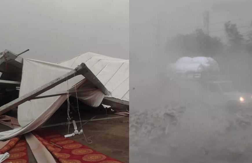 हरियाणा में आंधी का कहर, 340 बिजली खंभे और 50 ट्रांसफार्मर धराशायी