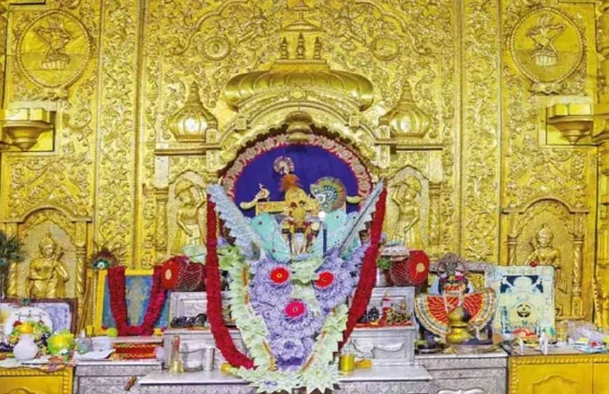 सांवलिया सेठ मंदिर में श्रद्धा का स्वर्णिम रूप: 20 किलो सोना और 120 किलो चांदी से बनी दिव्य पिछवाई