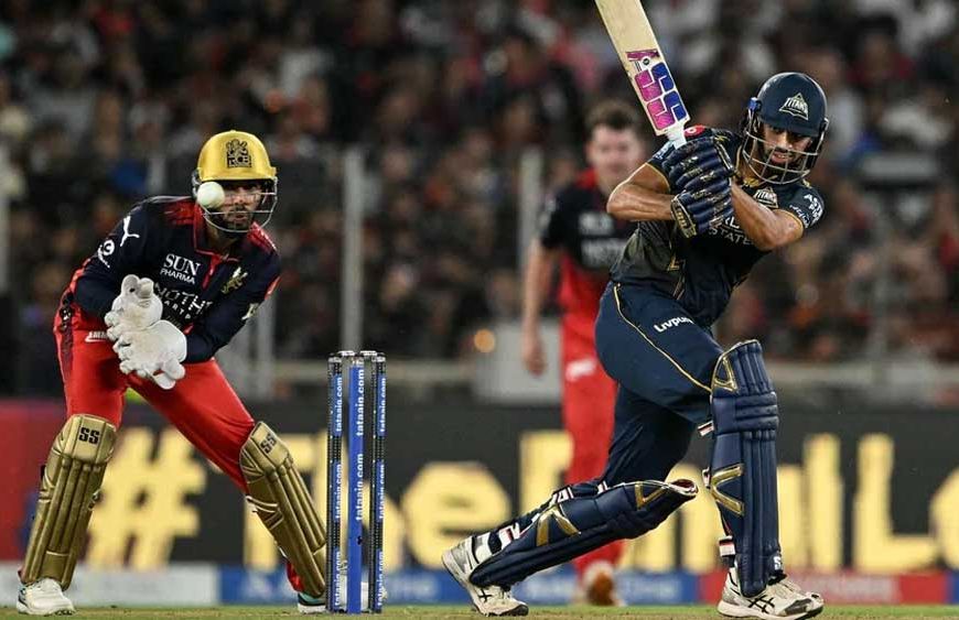 GT ने फाइनल में RCB के सामने रखा 156 रन का लक्ष्य, वॉशिंगटन सुंदर की शानदार अर्धशतकीय पारी