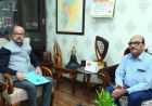 राज्यपाल रमेन डेका से मुख्य सचिव ने सौजन्य भेंट की