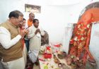 मुख्यमंत्री ख्यमंत्री  विष्णुदेव साय ने ऐतिहासिक चतुर्भुज विष्णु मंदिर में की पूजा-अर्चना, प्रदेश की सुख-समृद्धि की कामना
