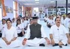बड़ा तालाब से टीटी नगर स्टेडियम तक गूंजा योग का संदेश