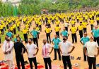 झारखंड में योग दिवस की धूम, हजारों लोगों ने किया सामूहिक योगाभ्यास