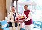 CM साय ने जेपी नड्डा से की मुलाकात, स्वास्थ्य सेवाओं और खाद-बीज उपलब्धता पर हुई अहम चर्चा