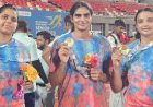 हरियाणा की बेटियों ने नेशनल एथलेटिक्स में डिस्कस थ्रो पर किया कब्जा