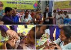 रांची में पल्स पोलियो अभियान शुरू, महापौर ने बच्चों को पिलाई दो बूंद जिंदगी की