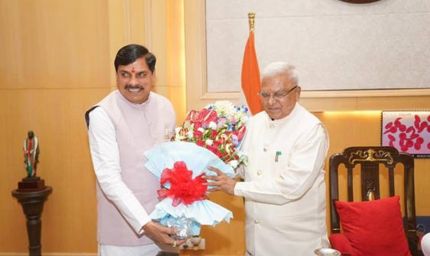 राज्यपाल पटेल को मुख्यमंत्री डॉ. यादव ने जन्मदिवस की दीं शुभकामनाएं