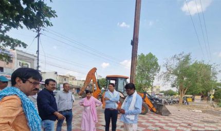 हनोदा माइनर नहर क्षेत्र में अतिक्रमण हटाने की बड़ी कार्रवाई
