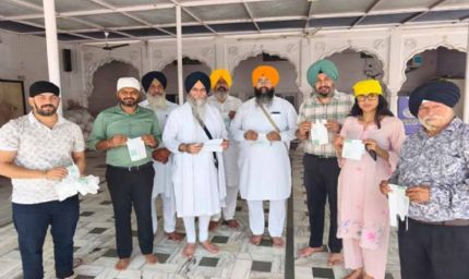 पटियाला में नई पहल: श्री दुखनिवारन साहिब में अब कम्पोस्टेबल लिफाफों में मिलेगा कड़ाह प्रसाद