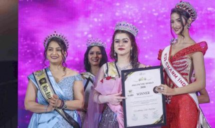 सागर की बेटी ने बढ़ाया देश का मान, जीता मिसेज एशिया पैसिफिक वर्ल्ड का खिताब