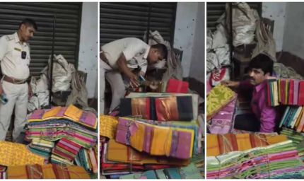 साड़ियों के ढेर के नीचे छिपा TMC नेता गिरफ्तार, हावड़ा में वीडियो वायरल