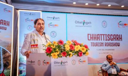 भुवनेश्वर में छत्तीसगढ़ पर्यटन का रोड शो