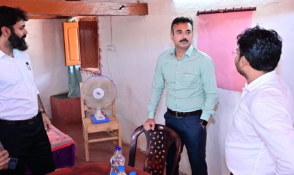 प्रभारी सचिव अंकित आनंद ने केरे गांव के होमस्टे का किया अवलोकन