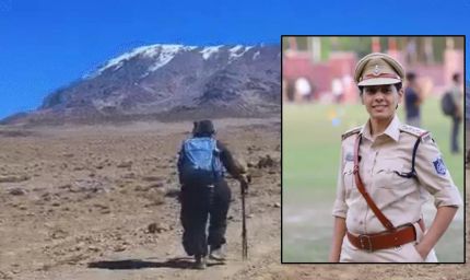 MP पुलिस की महिला अफसर ने रचा इतिहास, 5865 मीटर ऊंचे किलिमंजारो शिखर पर फहराया परचम