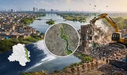 यमुना O-Zone में बुलडोजर एक्शन: DDA ने अवैध कॉलोनियों पर कार्रवाई तेज की