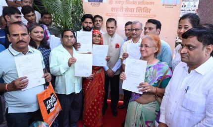 शहरी सेवा शिविर2026 का निरीक्षण, मुख्य सचिव ने व्यवस्थाओं की समीक्षा की