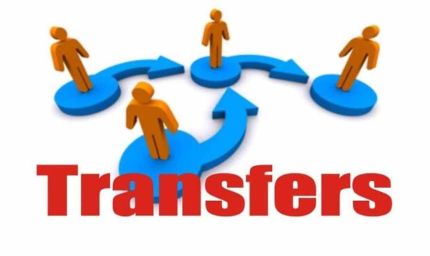 परिवहन अधिकारियों का तबादला