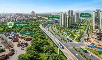 दिल्ली-NCR में बसेंगे 4 नए ग्रीनफील्ड शहर, 10,000 करोड़ रुपये की विकास योजना तैयार