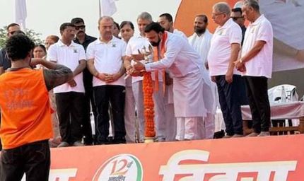 अंतरराष्ट्रीय योग दिवस पर योगमय हुआ बिहार, पटना में मुख्यमंत्री सम्राट चौधरी ने किया योगाभ्यास