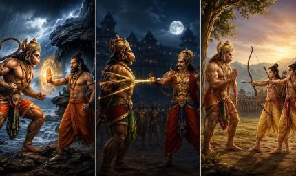 पौराणिक कथाओं में हनुमान जी और मच्छिंद्रनाथ के बीच योग-शक्ति संघर्ष का उल्लेख