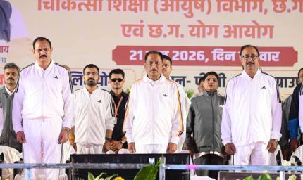 योग को दिनचर्या बनाएं, स्वस्थ समाज के निर्माण में दें योगदान: मुख्यमंत्री साय