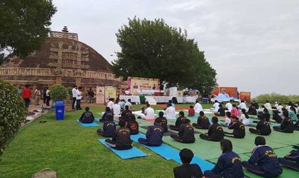 प्रदेश के प्रमुख पर्यटन स्थलों से गूंजा योग का वैश्विक संदेश, योग अपनाने का लिया गया सामूहिक संकल्प