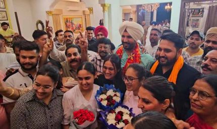पंजाब यूथ कांग्रेस को मिला नया अध्यक्ष, शुभम शर्मा ने 1.60 लाख वोट लेकर बनाया रिकॉर्ड