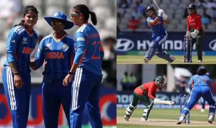 महिला टी20 विश्व कप में भारत ने बांग्लादेश को हराया, शेफाली वर्मा की विस्फोटक अर्धशतकीय पारी