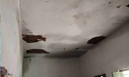 कोंडागांव में पंचायत भवन की छत का पलस्तर गिरा, दो प्रशिक्षु युवतियां घायल