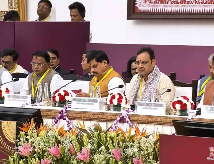 नीति आयोग बैठक में CM भजनलाल शर्मा ने रखा विकसित राजस्थान-2047 का विजन