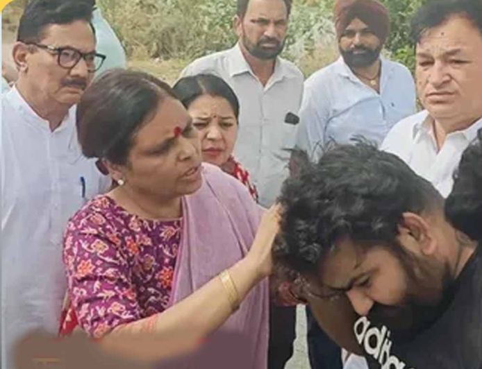 हरियाणा BJP अध्यक्ष डॉ. अर्चना गुप्ता ने काफिला रुकवाया, घायल युवक को पहुंचाया अस्पताल