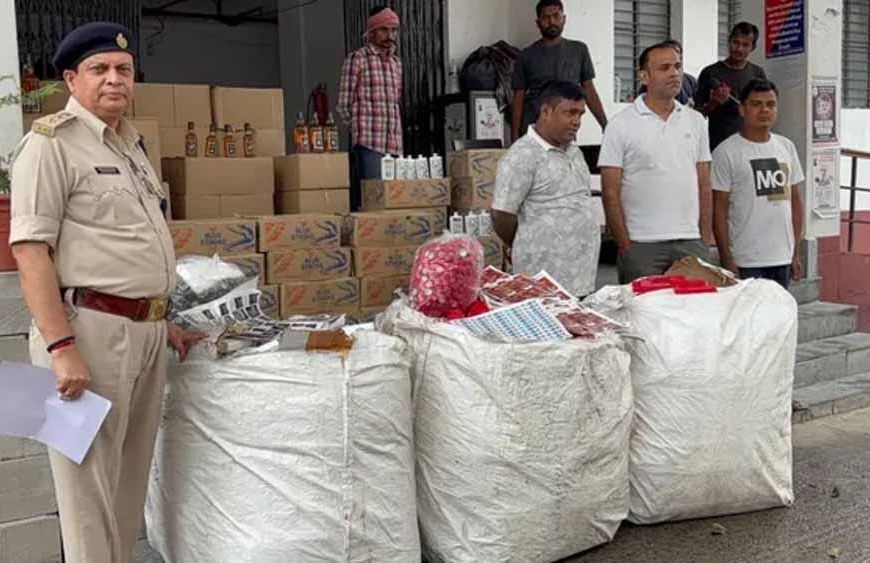 मुजफ्फरपुर में भूटान से शराब तस्करी का खुलासा, 115 कार्टन जब्त