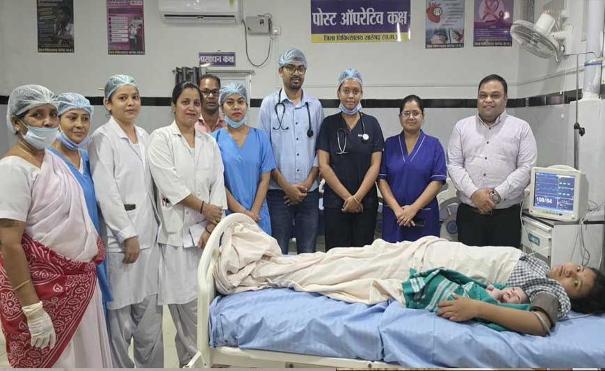 सुशासन का प्रभाव- सारंगढ़ जिला अस्पताल में पहली बार गूंजी सिजेरियन किलकारी, बड़े शहरों की निर्भरता खत्म