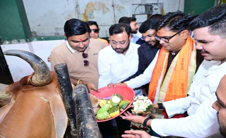 जन्मदिवस के अवसर पर वित्त मंत्री  ओपी चौधरी ने की गौ-सेवा, संरक्षण के प्रयासों को सराहा