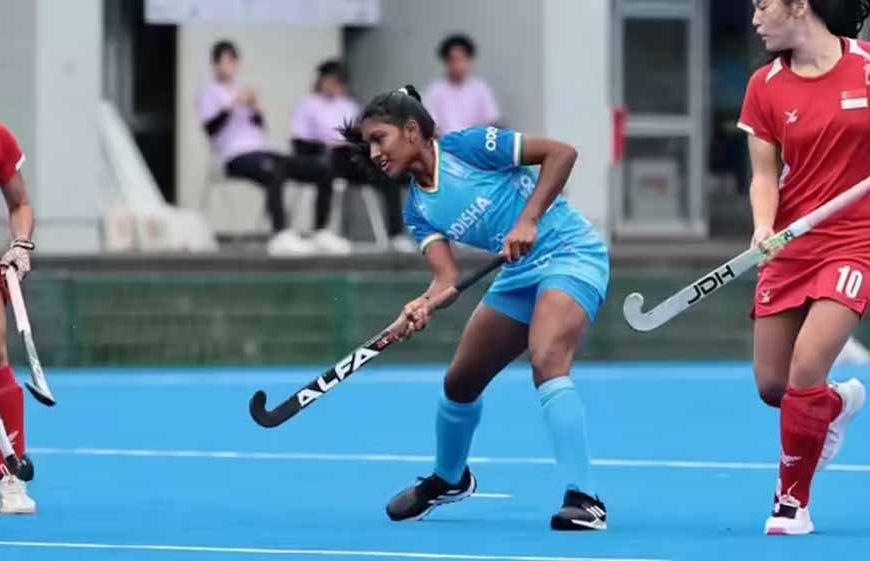 भारत का तूफान: सिंगापुर को 25-0 से रौंदकर जूनियर महिला हॉकी टीम सेमीफाइनल में पहुंची