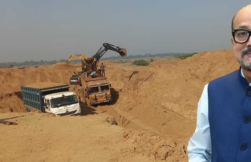अवैध रेत उत्खनन पर राज्यपाल रमेन डेका सख्त