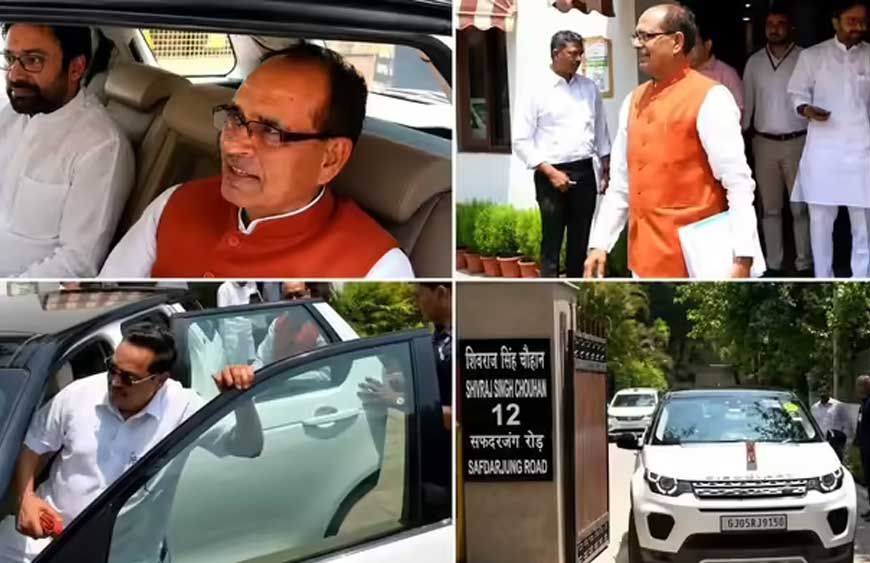 शिवराज सिंह चौहान ने दिखाई मिसाल, दो मंत्रियों संग कार पूलिंग कर पहुंचे कैबिनेट बैठक में